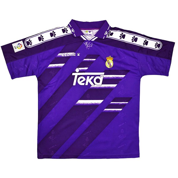 Tailandia Camiseta Real Madrid Segunda equipo Retro 1994 1996 Purpura
